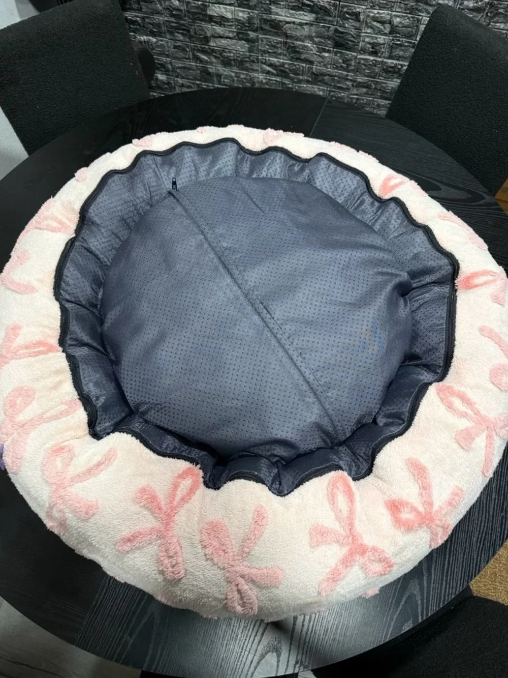 BEDSURE MEDIUM SIZE BEAUTIFUL PINK BOWS PET BED 💖🎀🐾